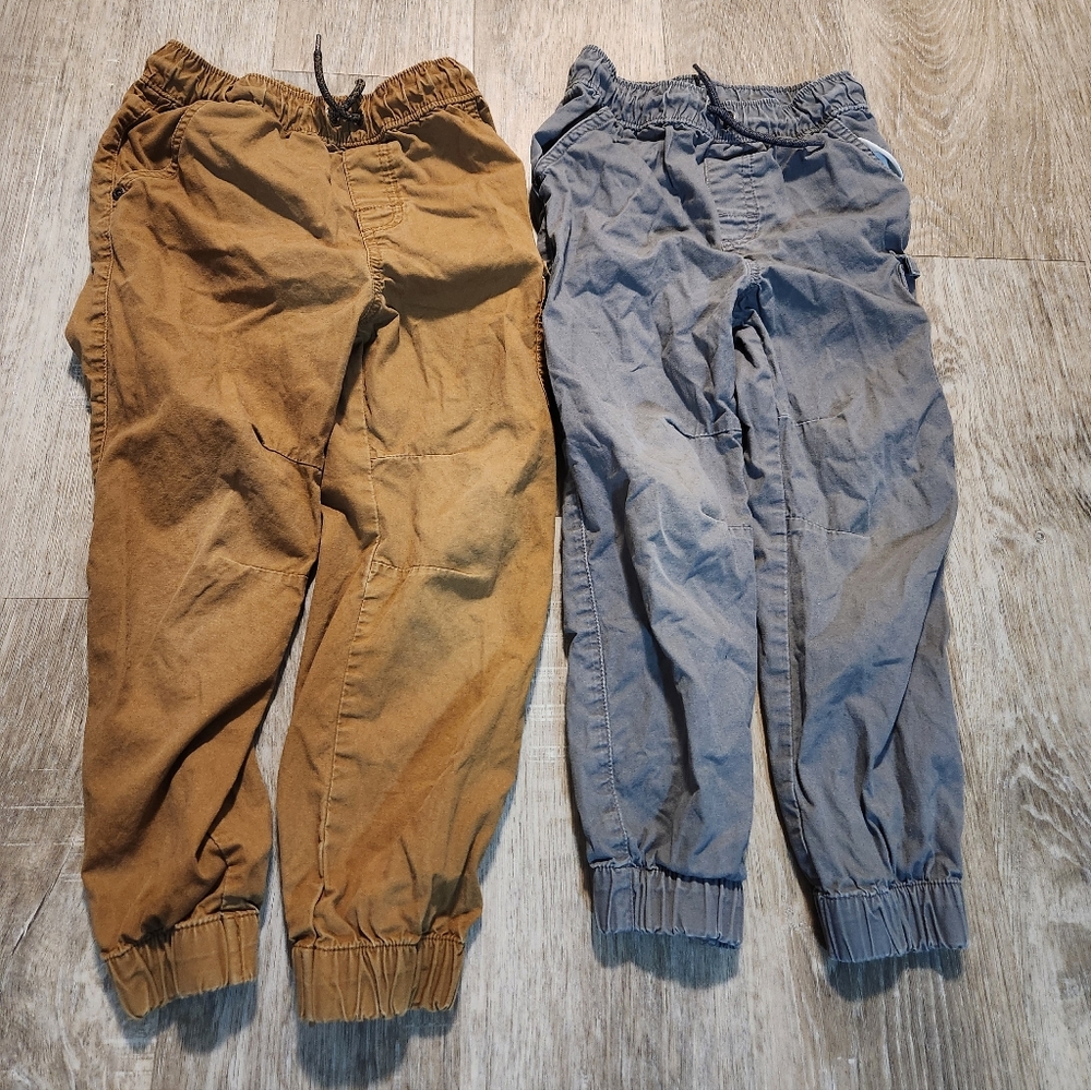 Bundle George Kids Casual Pants - Tan and Gray